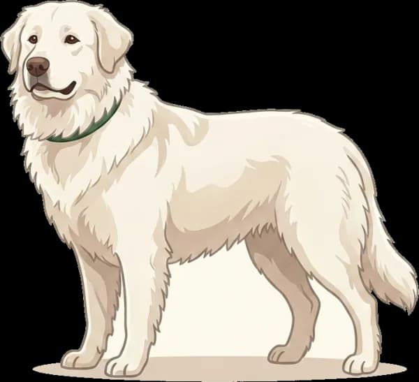 Illustration: Hundefutter Maremmen-Abruzzen-Schäferhund