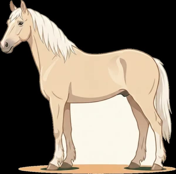 Illustration: Pferdefutter American Cream Draft Horse
