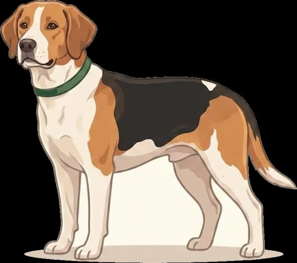 Illustration: Hundefutter American Foxhound: Ausdauer