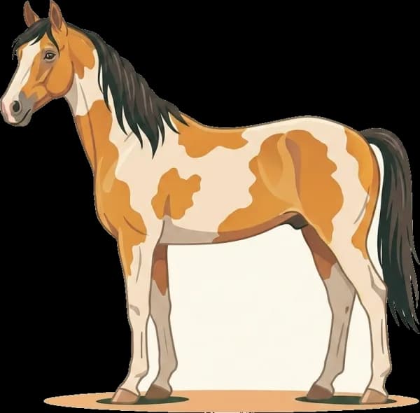 Illustration: Pferdefutter Araberpinto: Leichtfuttrig