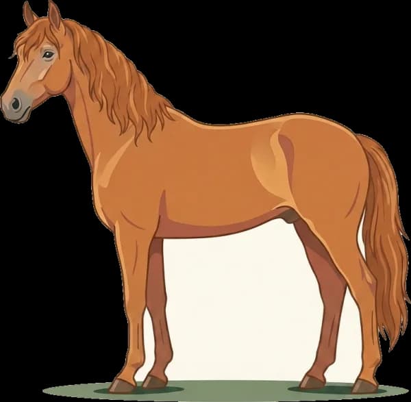 Illustration: Pferdefutter Bayerisches Warmblut: Sportleistung
