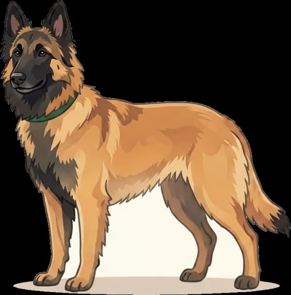 Illustration: Hundefutter Belgischer Schäferhund