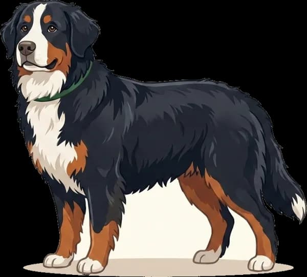 Illustration: Hundefutter Berner Sennenhund: Gelenke