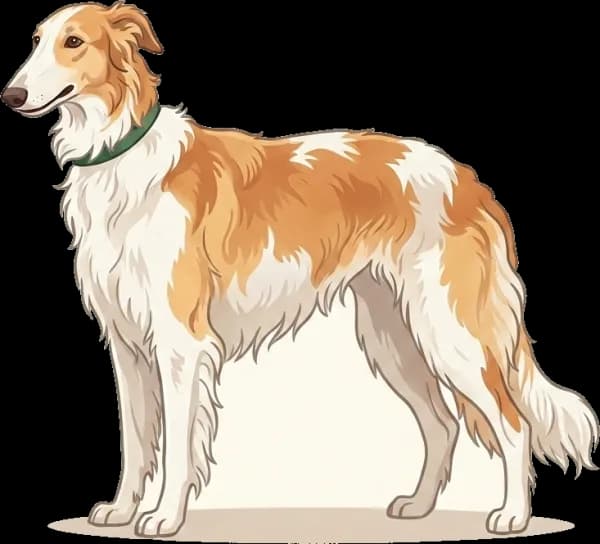 Illustration: Hundefutter Borzoi: Stoffwechsel · futter.de