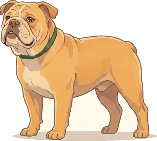 Illustration: Hundefutter Englische Bulldogge: Gewicht