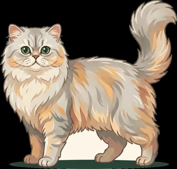 Illustration: Katzenfutter für Chinchilla-Perser