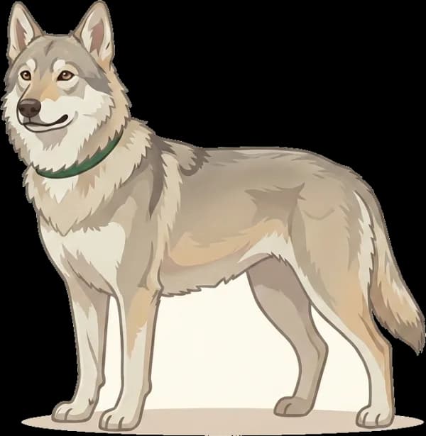 Illustration: Hundefutter Wolfhund: Arbeitsenergie