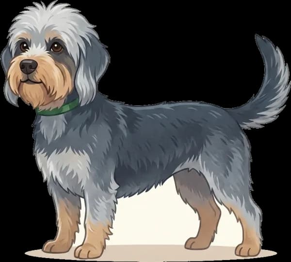 Illustration: Hundefutter Dandie Dinmont Terrier: Rücken