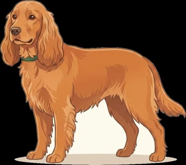 Illustration: Hundefutter English Cocker Spaniel: Figur