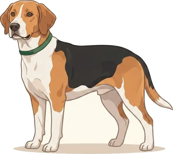 Illustration: Hundefutter English Foxhound: Ausdauer