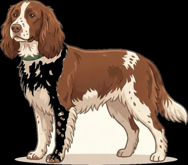 Illustration: Hundefutter English Springer Spaniel: Herz