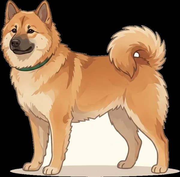Illustration: Hundefutter Eurasier: Fellgesundheit