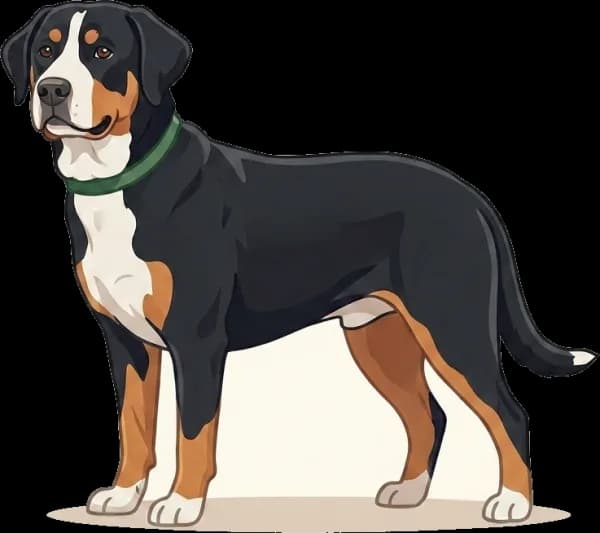 Illustration: Hundefutter Great Swiss Mountain: Gelenkschutz