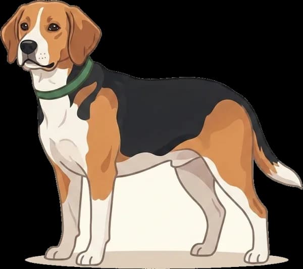 Illustration: Hundefutter für Harrier: Laufhund-Power