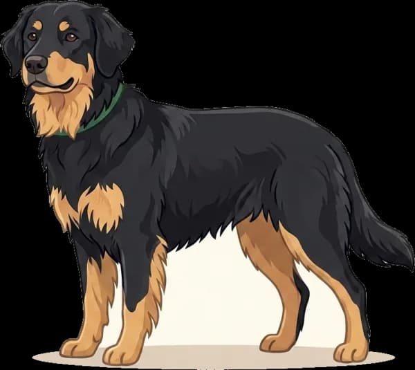 Illustration: Hundefutter für Hovawart: Schilddrüse