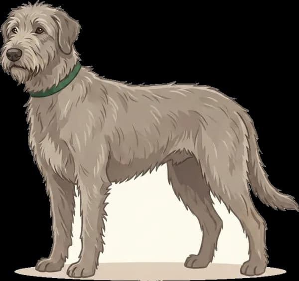 Illustration: Hundefutter Irischer Wolfshund: Gigantenwuchs