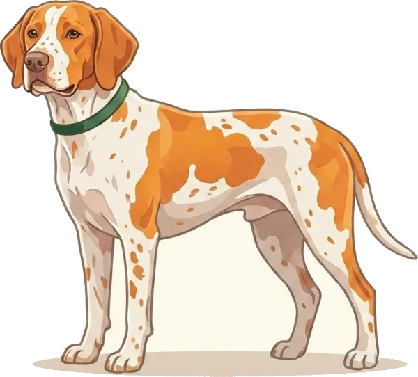 Illustration: Hundefutter Bracco Italiano: Großrasse