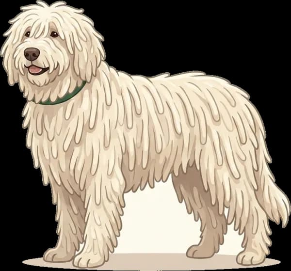 Illustration: Hundefutter Komondor: Gelenkschutz