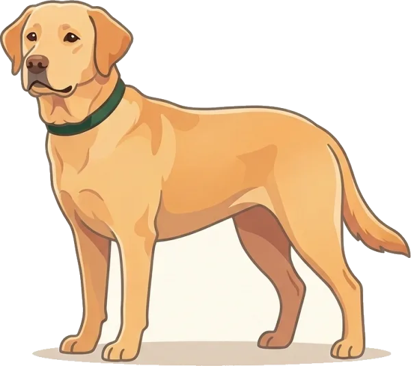 Illustration: Hundefutter Labrador Retriever: Gewicht
