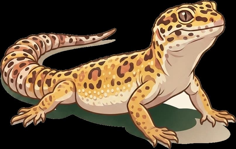 Illustration: Leopardgeckofutter: Reine Insektenkost & Calcium