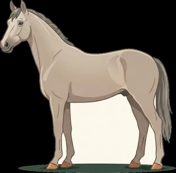 Illustration: Pferdefutter für Lipizzaner