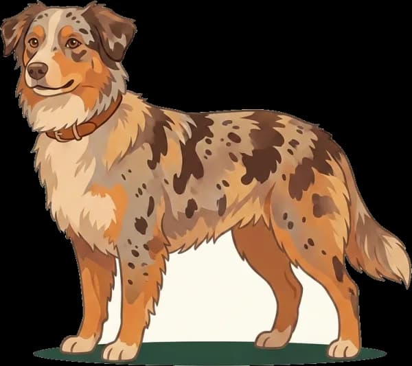 Illustration: Hundefutter Miniature American Shepherd