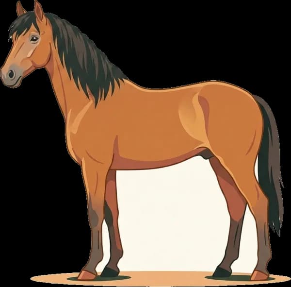 Illustration: Pferdefutter New-Forest-Pony
