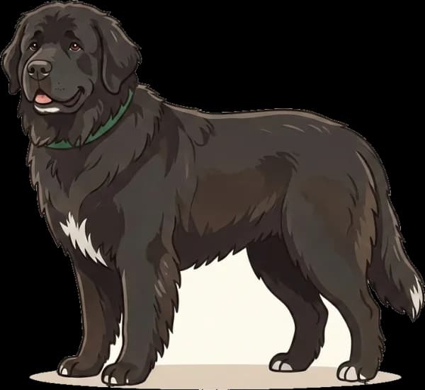 Illustration: Hundefutter für Neufundländer: Taurin & Gelenke