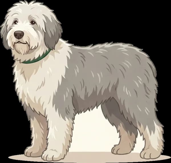 Illustration: Hundefutter Bobtail: Fellgesundheit