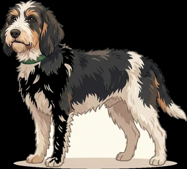 Illustration: Hundefutter Petit Basset Griffon: Ausdauer