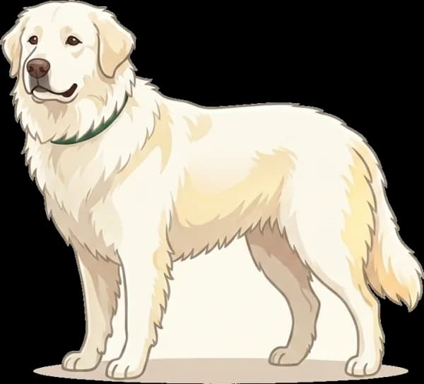 Illustration: Hundefutter Pyrenäen-Berghund