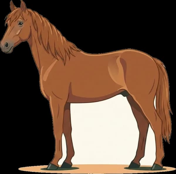 Illustration: Pferdefutter Rocky Mountain Horse: PSSM