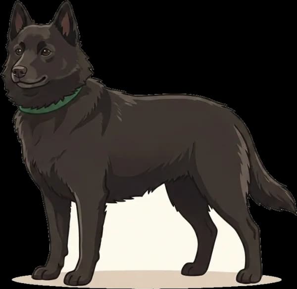 Illustration: Hundefutter Schipperke: Aktivität · futter.de