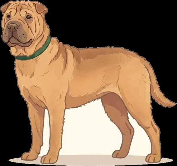 Illustration: Hundefutter Shar-Pei: Hautgesundheit · futter.de