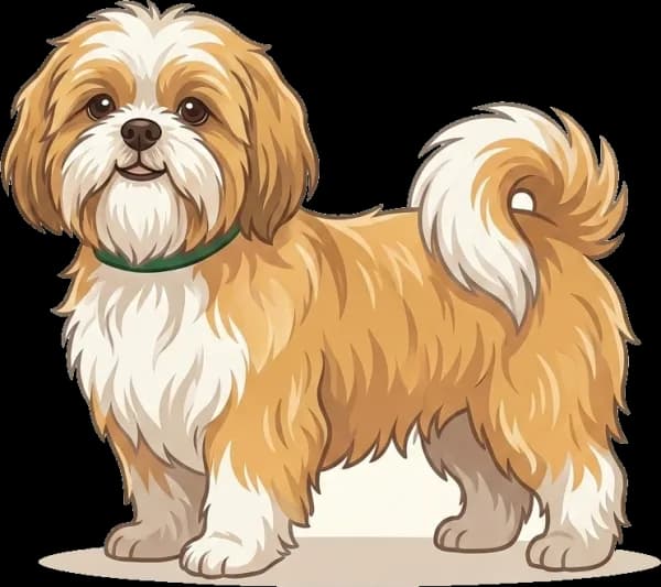 Illustration: Hundefutter Shih Tzu: Fellglanz