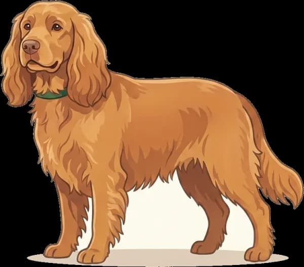 Illustration: Hundefutter Sussex Spaniel: Stoffwechsel