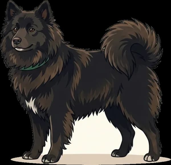 Illustration: Hundefutter Schwedischer Lapphund