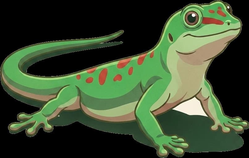 Illustration: Taggeckofutter: Nektar, Früchte & Insekten