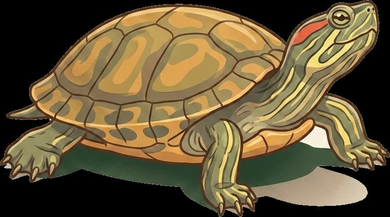 Illustration: Wasserschildkrötenfutter: Calcium & Panzerstabilität