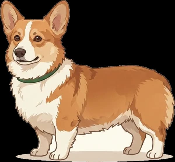 Illustration: Hundefutter Welsh Corgi Pembroke · futter.de