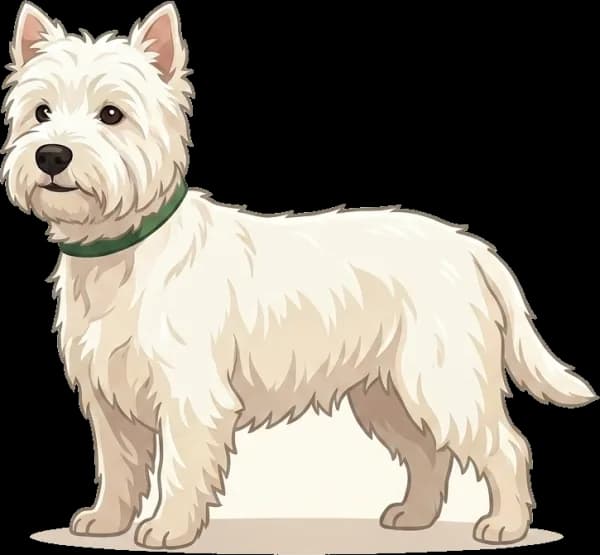 Illustration: Hundefutter West Highland White: Haut